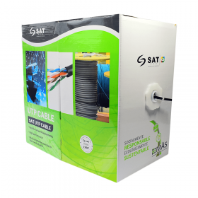 Cable UTP SAT Cat5E Cca 0.5Mm 305M Exterior
