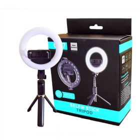 Aro de Luz 6in selfie stick control remoto
