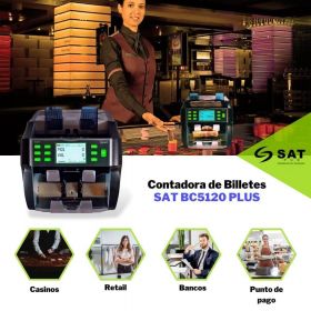 Contadora de Billetes SAT BC5120 Plus-4