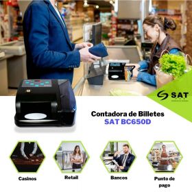 Contadora De Billetes SAT BC650D