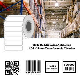 Etiquetas Adhesivas TT SAT 100Mmx25Mm C1 R2000