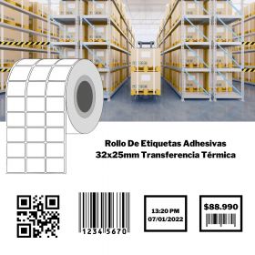 Etiquetas Adhesivas TT SAT 32Mmx25Mm C1 R5000