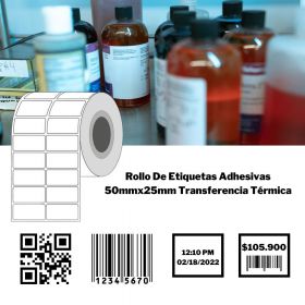 Etiquetas Adhesivas TT SAT 50Mmx25Mm C1 R2000 Void