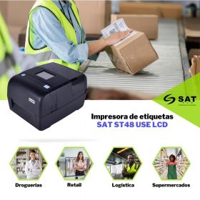 Impresora de Etiquetas - SAT ST48 LCD