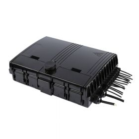 Caja NAP SAT 16 Puertos IP65 con Splitter 1X16 SC-APC y Adaptadores