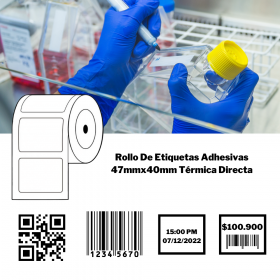 Rollo de Etiquetas TD - SAT 47Mmx40Mm C1.5 R500-4