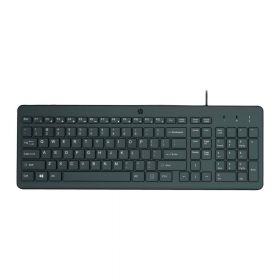 Teclado HP 150 Alámbrico USB Negro