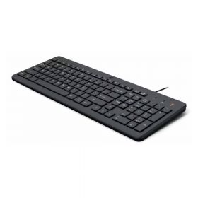 Teclado HP 150 Alámbrico USB Negro